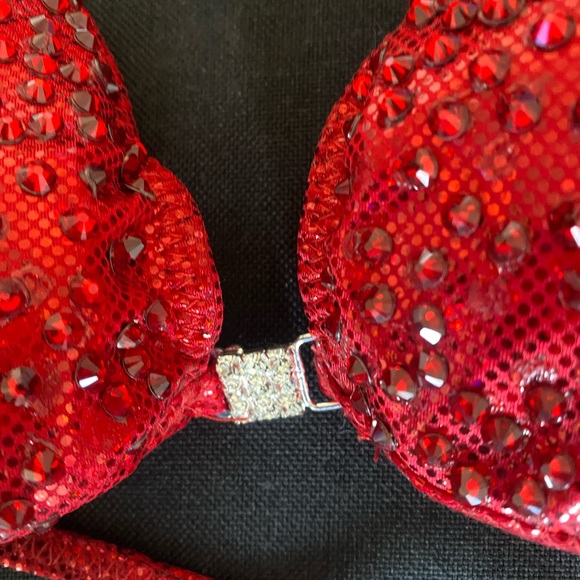 Competition Bikini Red on Red - Picture 4 of 7